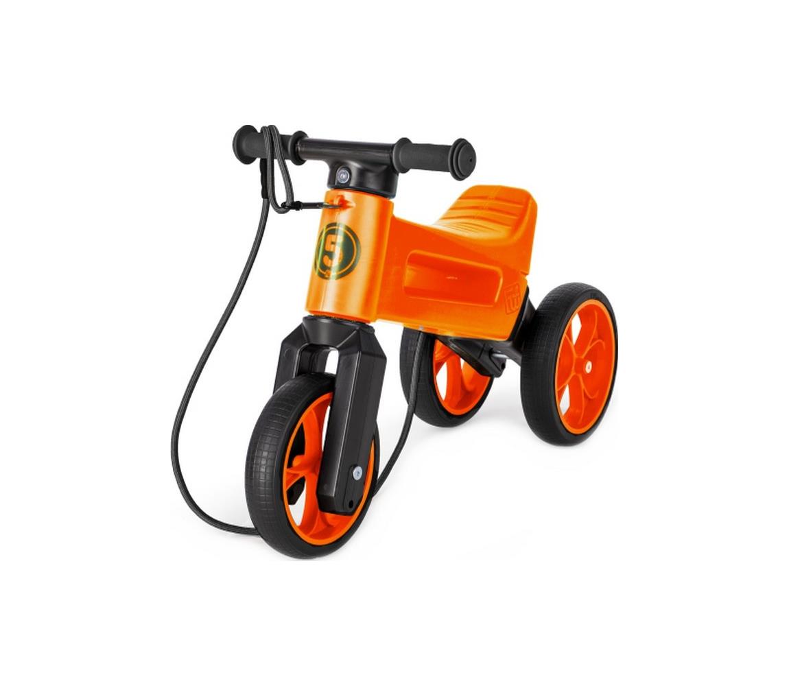 Funny Wheels - Odrážadlo 2 v 1 RIDER SUPER SPORT oranžová/čierna 11414749