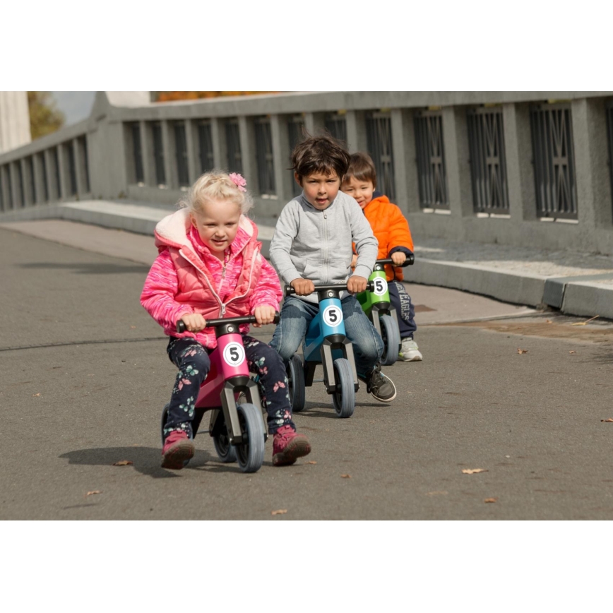 Funny Wheels - odrážadlo 2v1 RIDER SPORT modrá/čierna