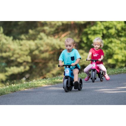 Funny Wheels - odrážadlo 2v1 RIDER SPORT modrá/čierna