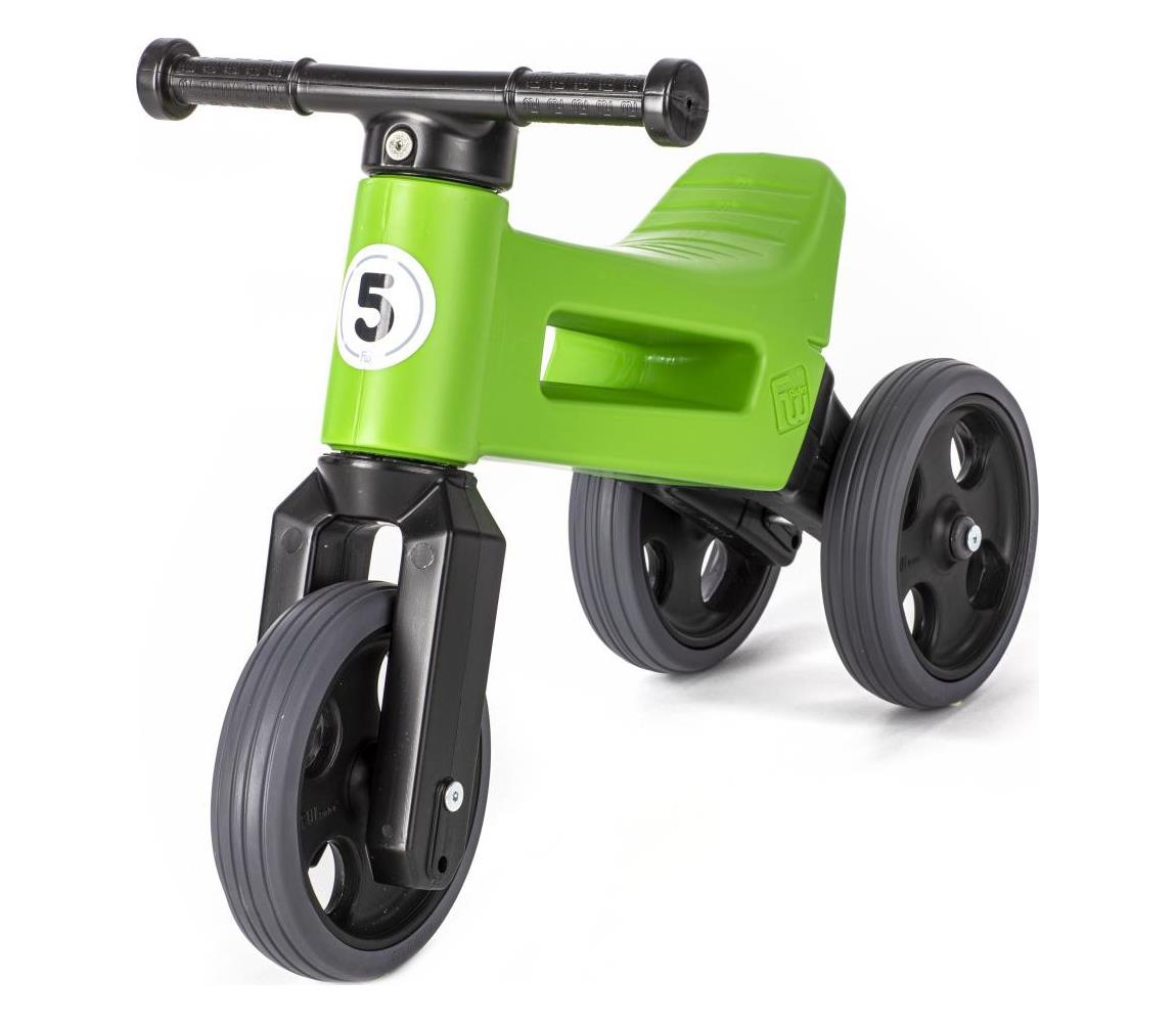 Funny Wheels - Odrážadlo 2v1 RIDER SPORT zelená/čierna 11408571