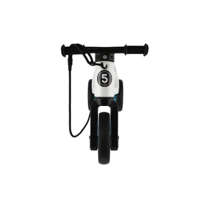 Funny Wheels - Odrážadlo 2v1 RIDER SUPER SPORT biela/čierna/modrá