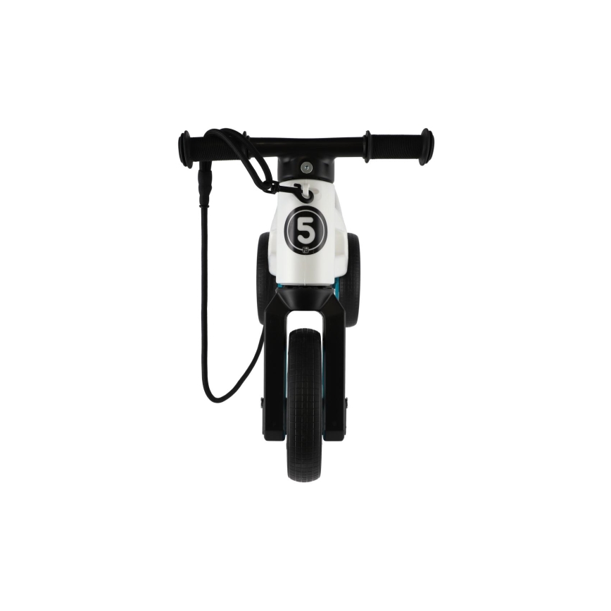 Funny Wheels - Odrážadlo 2v1 RIDER SUPER SPORT biela/čierna/modrá