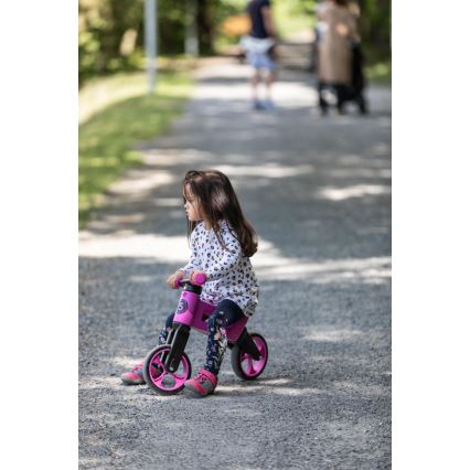 Funny Wheels - Odrážadlo 2v1 RIDER SUPER SPORT ružové/čierne