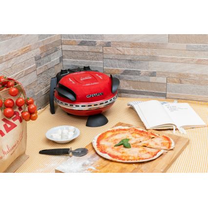 G3Ferrari G1000602 - Rúra na pizzu DELIZIA 1200W/230V červená