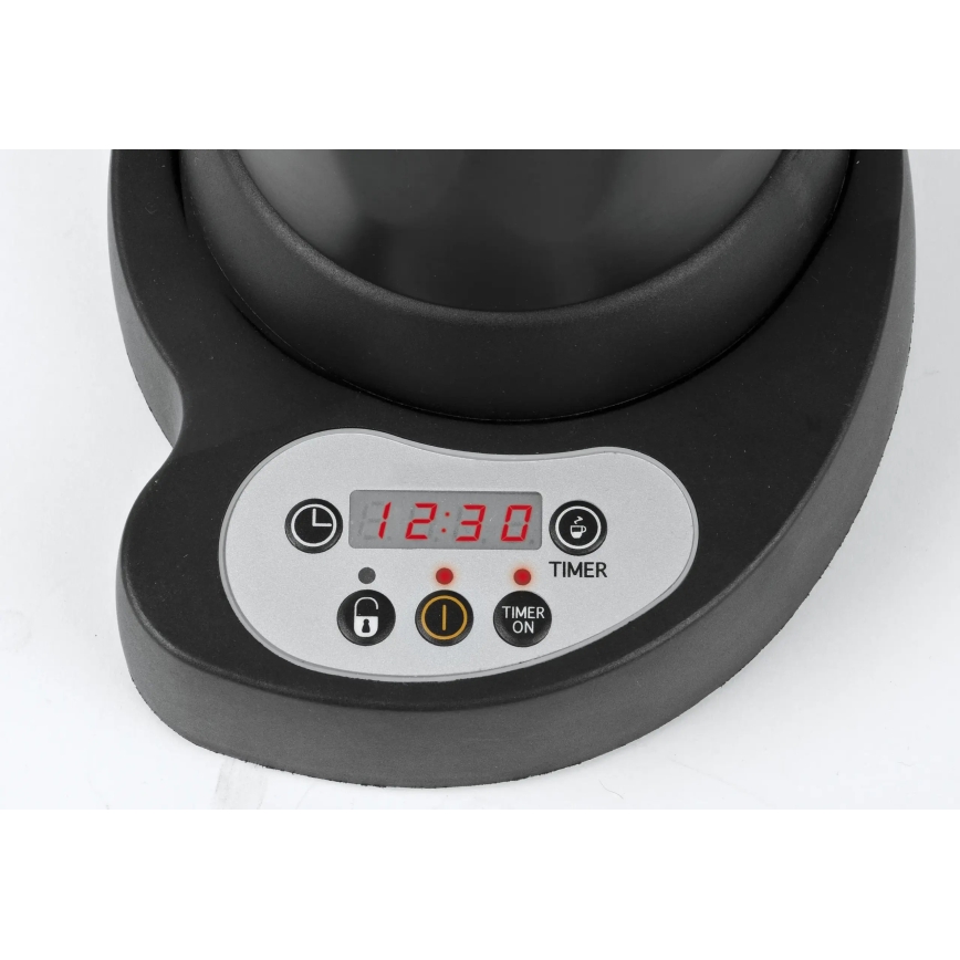 G3Ferrari G1004500 - Elektrická moka kanvica RISVEGLIO 400W/230V čierna