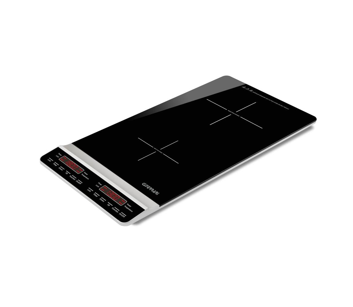 G3Ferrari G1013900 - Indukčný dvojplatničkový varič DINAMIKO 3100W/230V čierny G1013900
