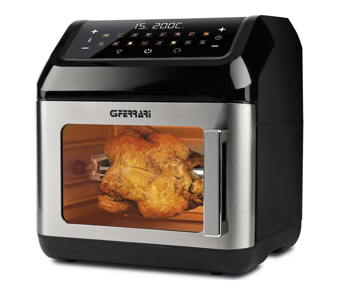 G3Ferrari G1018700 - Multifunkčná rúra FRIGGISANO 1700W/230V 13 l čierna/nerez G1018700
