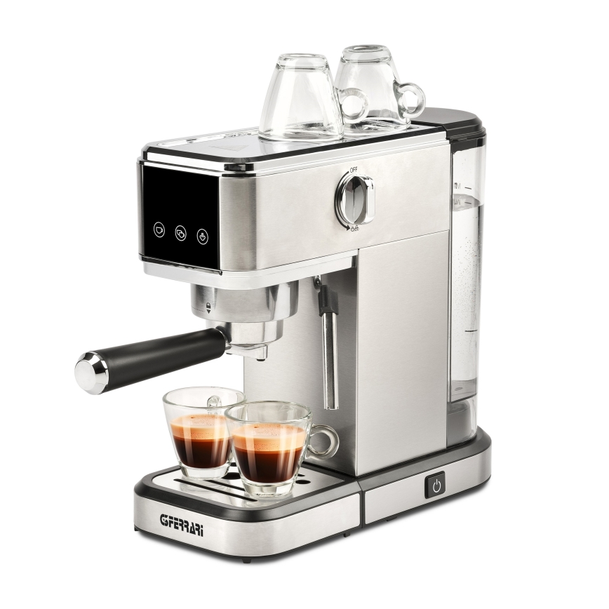 G3Ferrari G1018900 - pákový espresso kávovar 1350 W / 230 V, 15 bar, nerezová oceľ