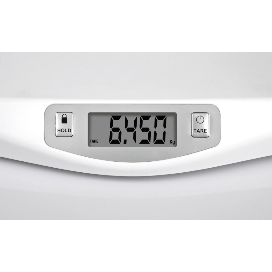 G3Ferrari G30021 - Detská digitálna váha 20 kg 1×CR2032 biela