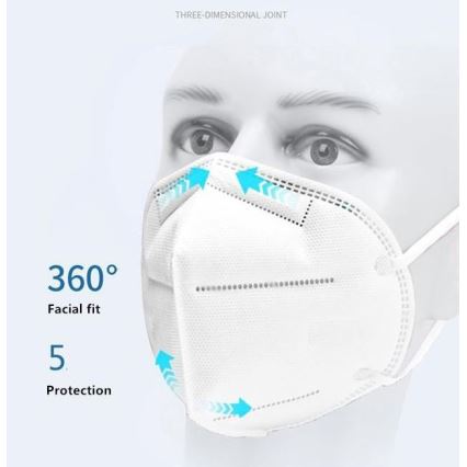 G&W™ GDGP3 Respirátor FFP3 NR CE 2163 20ks