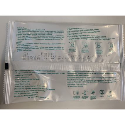 G&W™ GDGP3 Respirátor FFP3 NR CE 2163 20ks