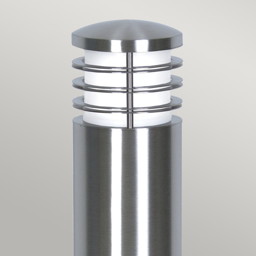 Garden Zone - Vonkajšia lampa SANDBANKS 1xE27/60W/230V IP44 matný chróm