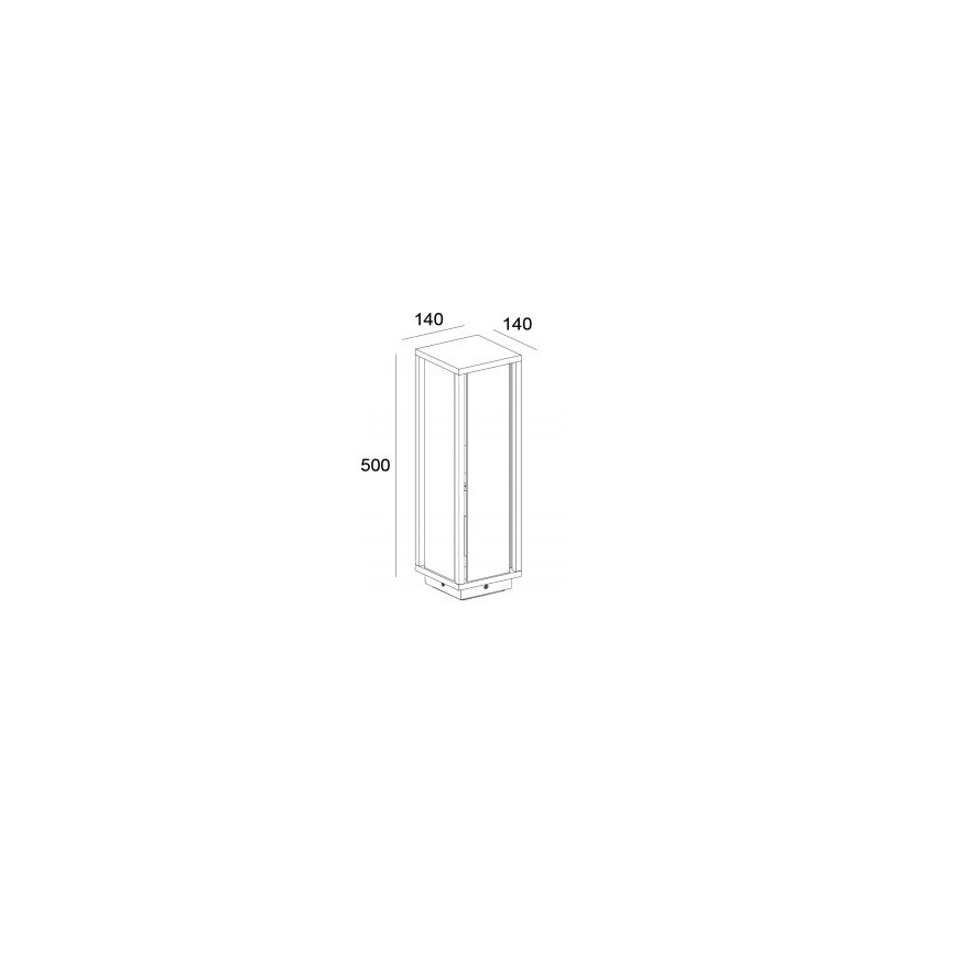 Gardino LX1463-500 - Vonkajšia lampa MELISSA 1xE27/15W/230V IP54