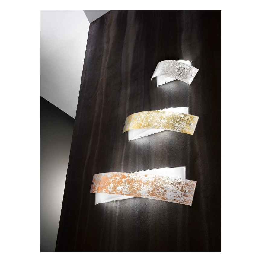Gea Luce CAMILLA A P oro - Nástenné svietidlo CAMILLA 2xE14/28W/230V 34 cm zlatá