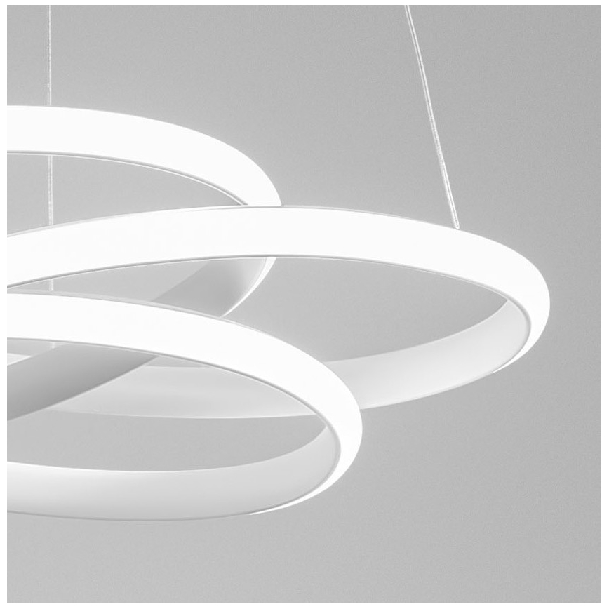 Gea Luce DIVA S G BIANCO - LED Stmievateľný luster na lanku DIVA LED/44W/230V biela