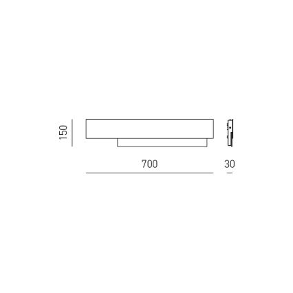 Gea Luce DOHA A G T - LED Nástenné svietidlo DOHA LED/25W/230V 70 cm béžová
