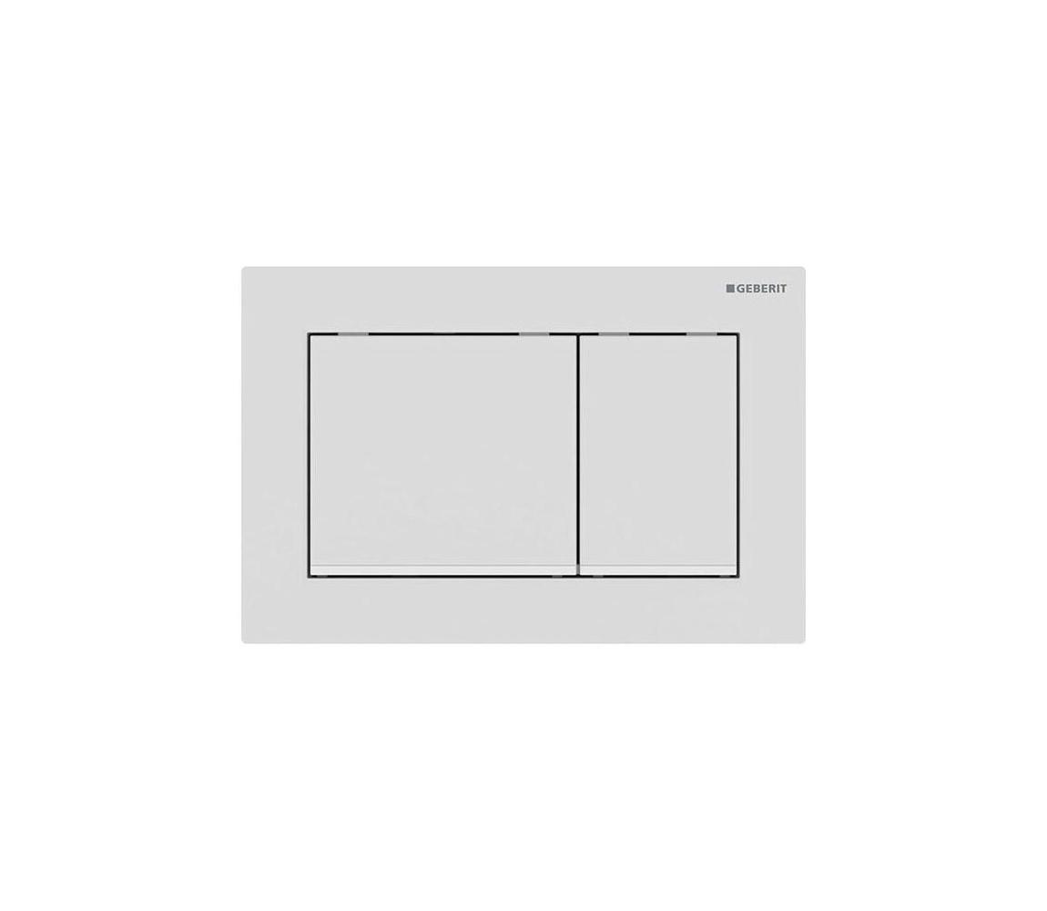 Geberit 115.080.01.1 - Splachovacie tlačidlo Omega30 21,2x14,2 cm biele 115.080.01.1