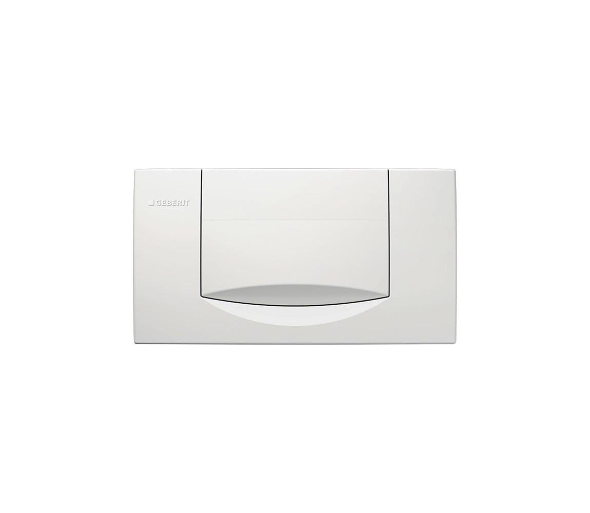 Geberit 115.222.11.1 - Splachovacie tlačidlo 200F 34x18,5 alpská biela 115.222.11.1
