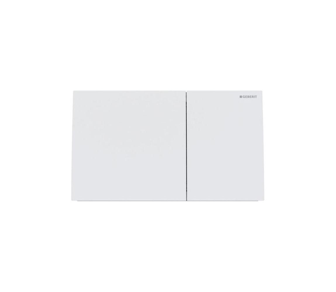 Geberit 115.622.JT.1 - Splachovacie tlačidlo 70 25x14,6 cm matná biela 115.622.JT.1