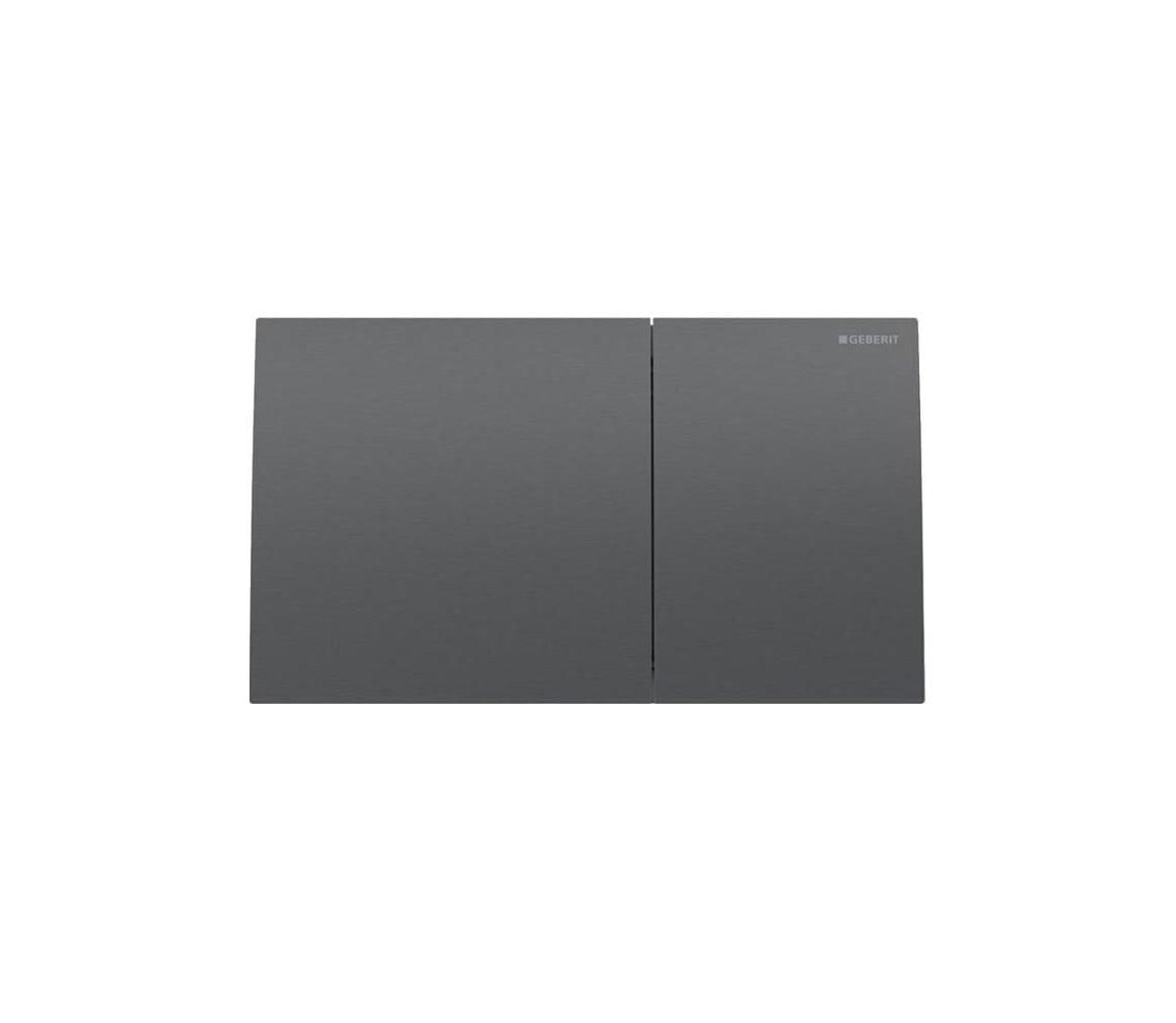 Geberit 115.622.QD.1 - Splachovacie tlačidlo 70 25x14,6 cm čierny chróm 115.622.QD.1