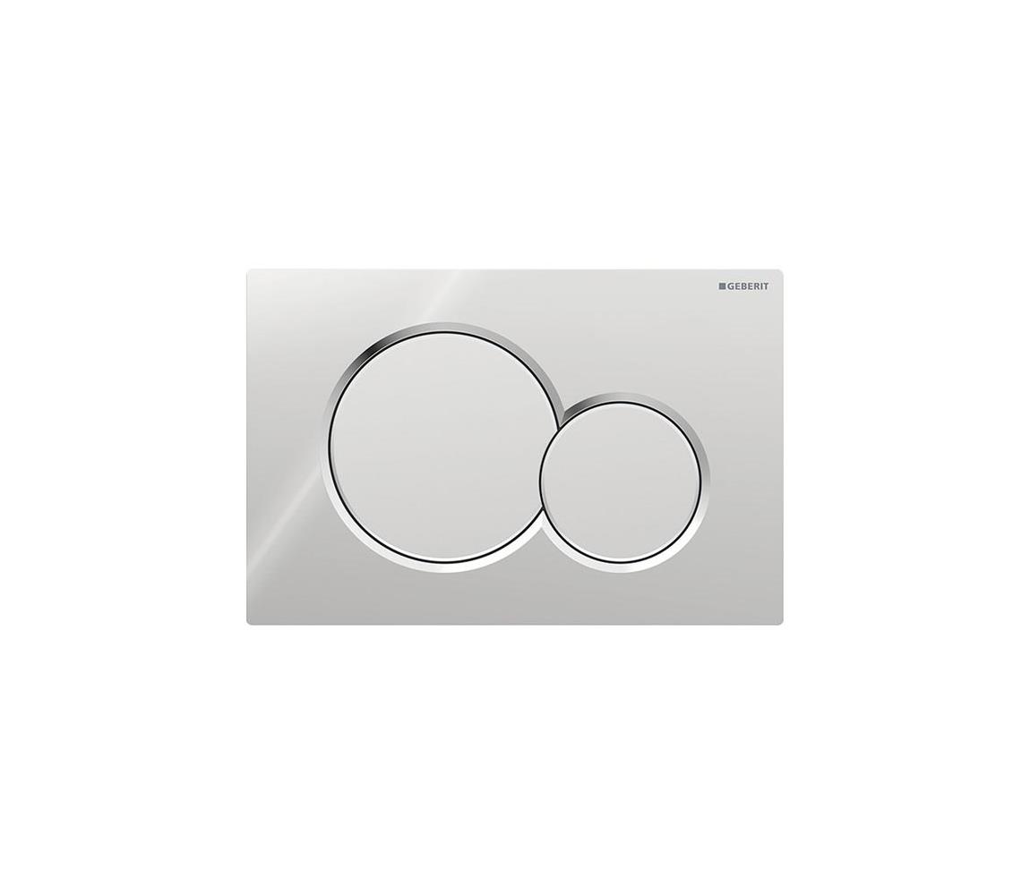 Geberit 115.770.KA.5 - Splachovacie tlačidlo 01 Round 24,6x16,4 cm chróm 115.770.KA.5