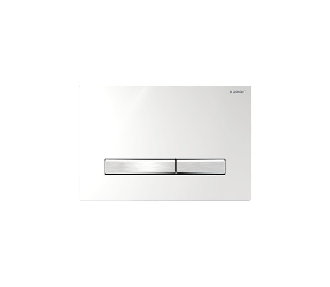 Geberit 115.788.21.2-Splachovacie tlačidlo 50 24,6x16,4 cm lesklý chróm/matný chróm 115.788.21.2