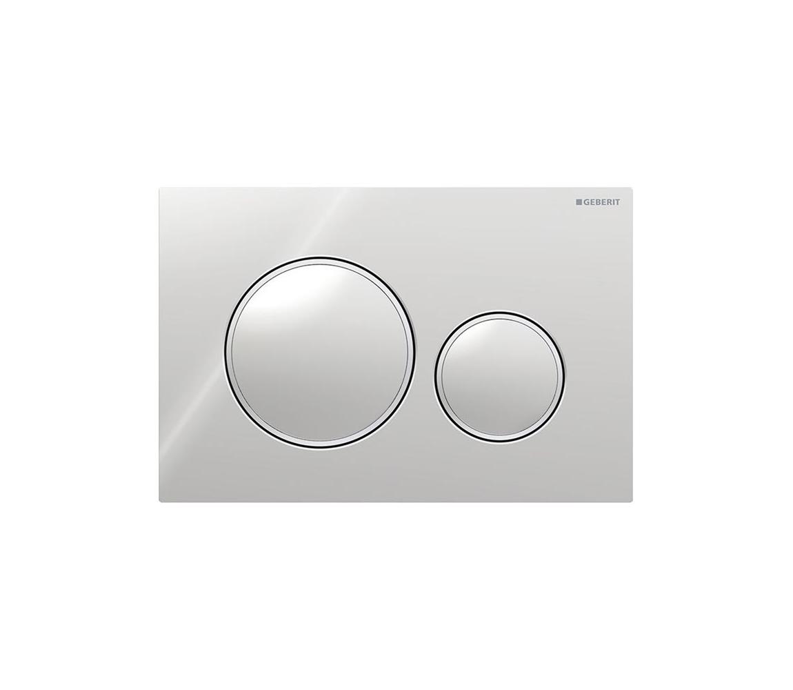 Geberit 115.882.KH.1 - Splachovacie tlačidlo 20 24,6x16,4 cm matný chróm 115.882.KH.1