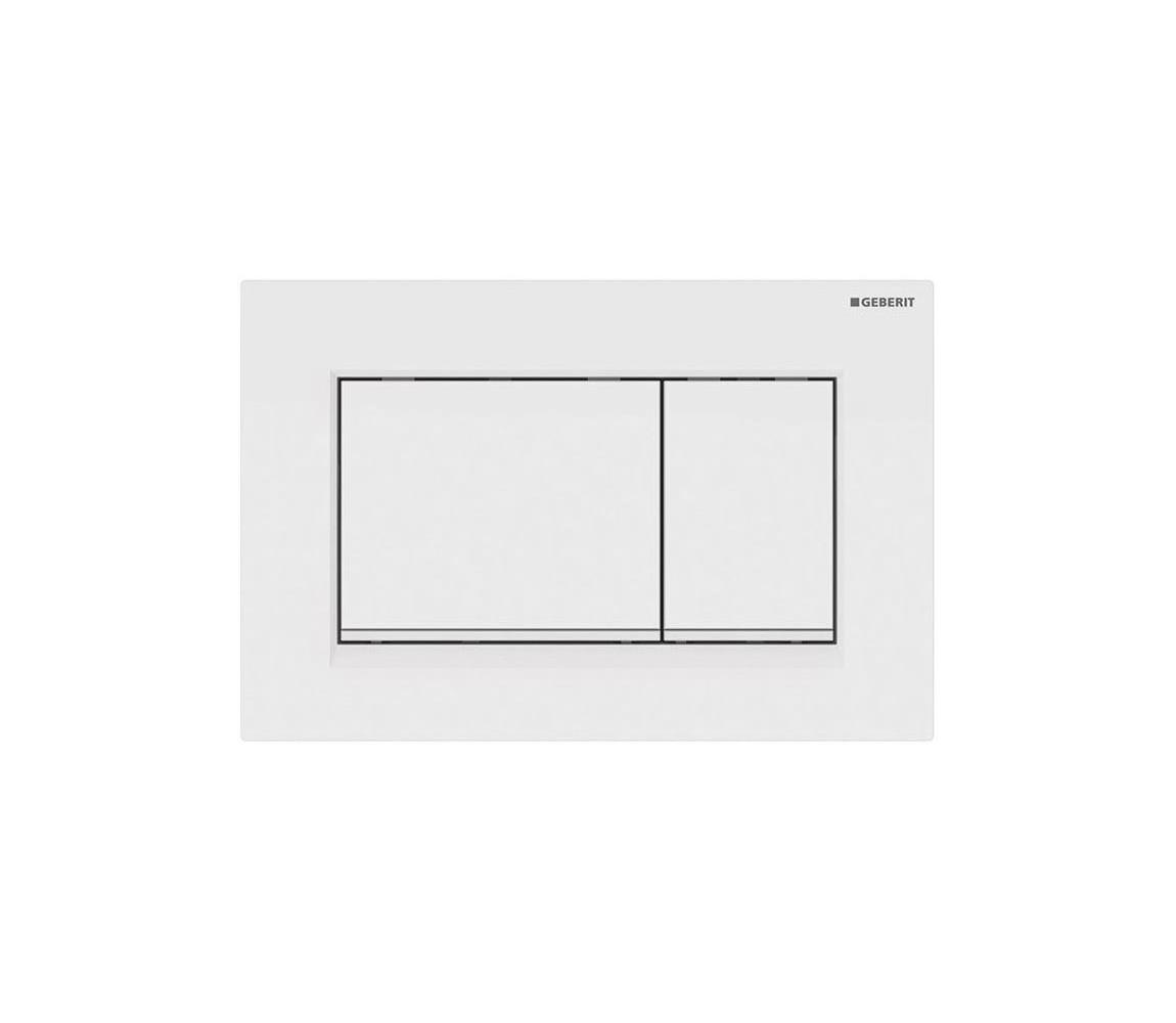 Geberit 115.883.11.1 - Splachovacie tlačidlo 30 24,6x16,4 cm biela 115.883.11.1