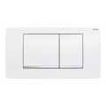 Geberit 115.899.KJ.1 - Splachovacie tlačidlo Twinline30 34x18,5 cm biela/lesklý chróm