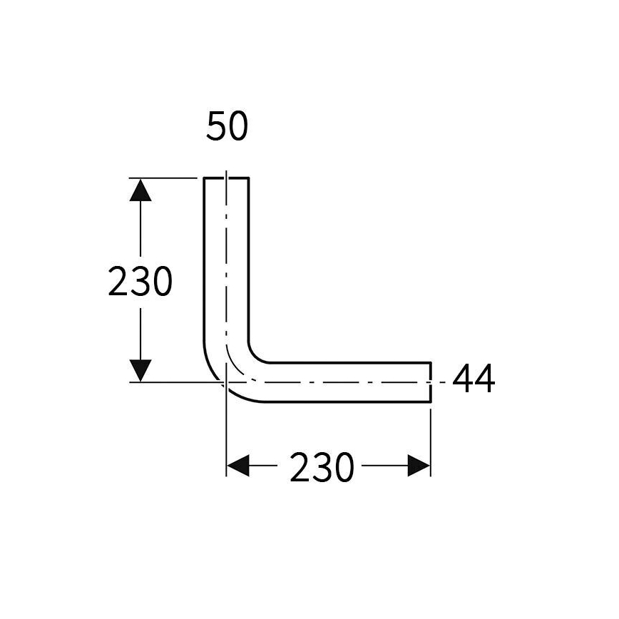 Geberit 118.003.11.1 - Splachovacie koleno 90° alpská biela