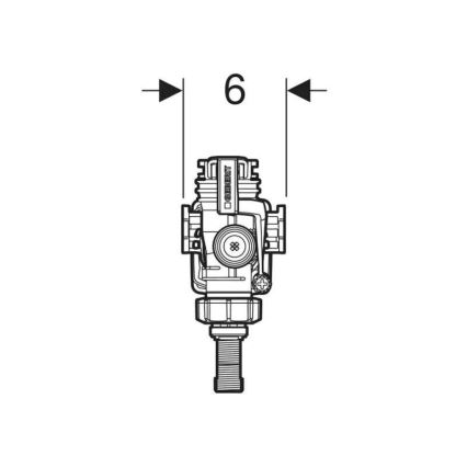 Geberit 240.705.00.5 - Plniaci ventil pre splachovacie nádržky na omietku Typ 383