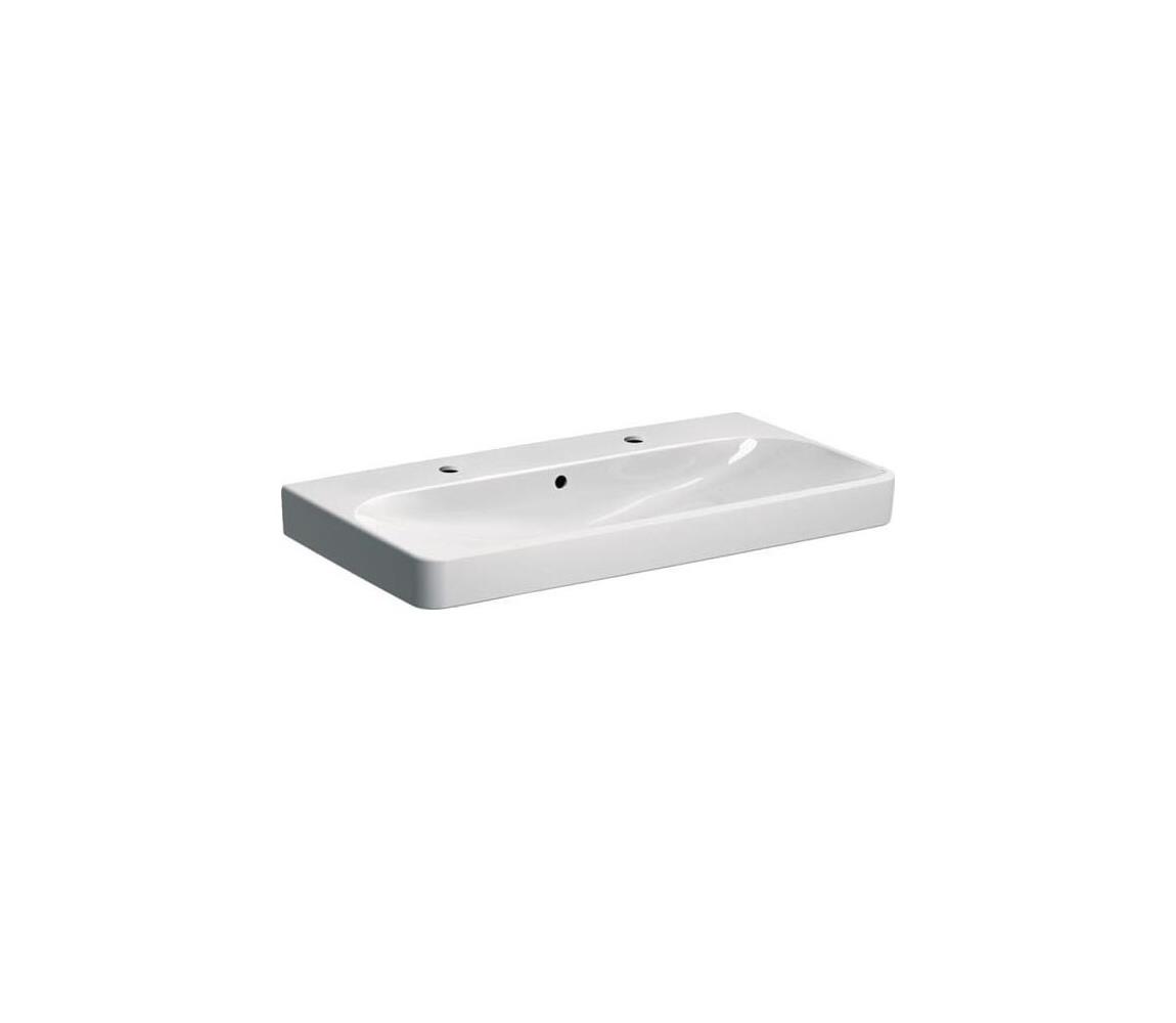 Geberit 500.252.01.1 - Závesné dvojumývadlo Smyle Square 90x48 cm keramika/biela 500.252.01.1