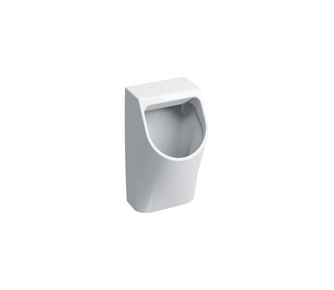 Geberit 500.254.01.1 - Pisuár Smyle s zadným prívodom a zadným odtokom, keramika/biela 500.254.01.1