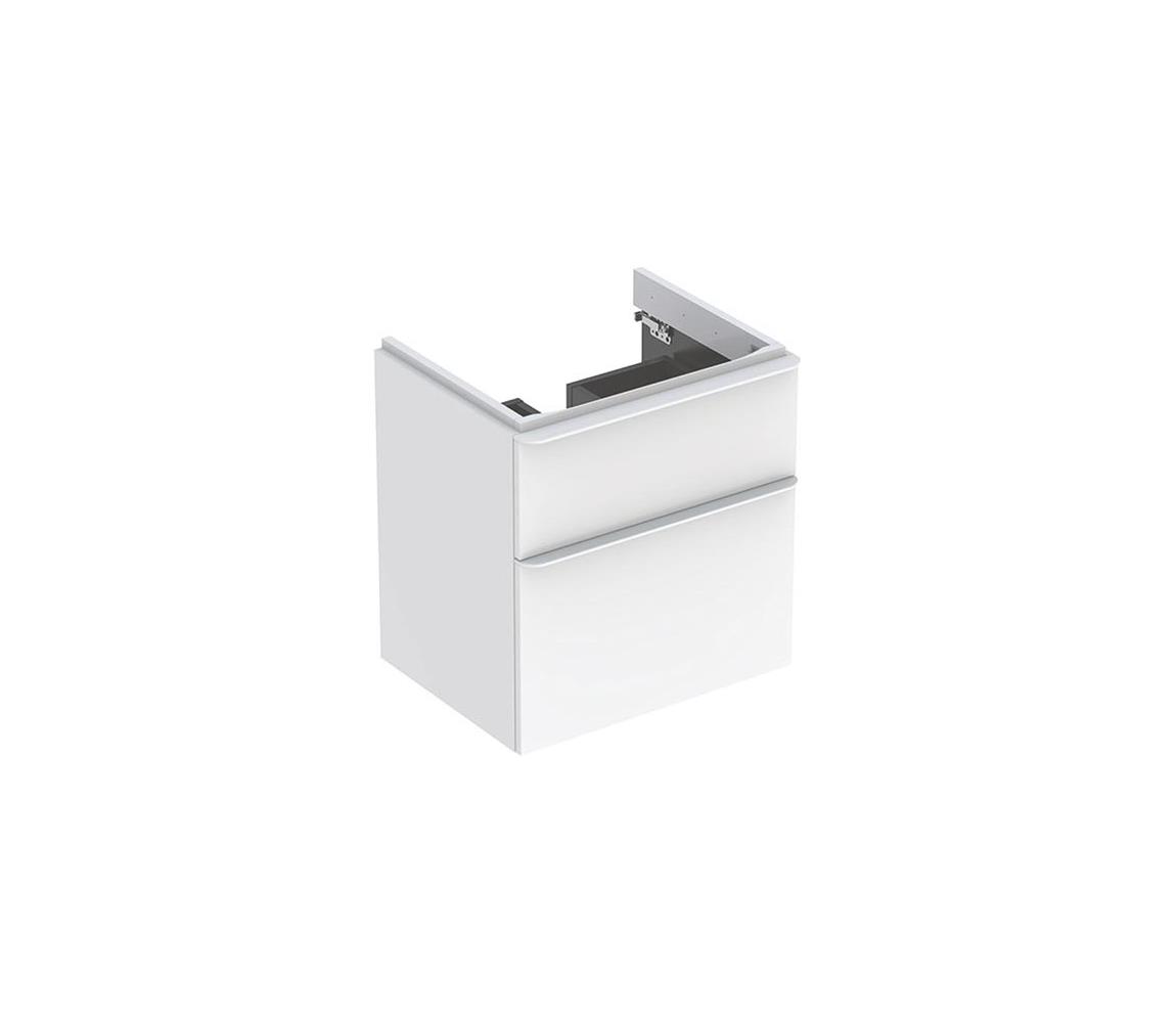 Geberit 500.352.00.1 - Kúpeľňová skrinka pod umývadlo Smyle Square 59x62x47 cm biela 500.352.00.1