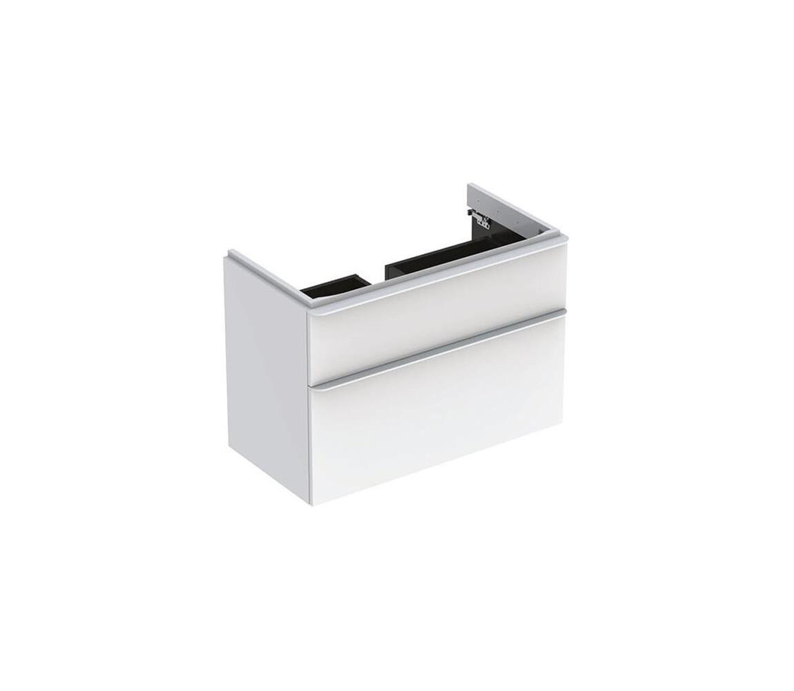 Geberit 500.354.00.1 - Kúpeľňová skrinka pod umývadlo Smyle Square 61,7x88,4 cm biela 500.354.00.1