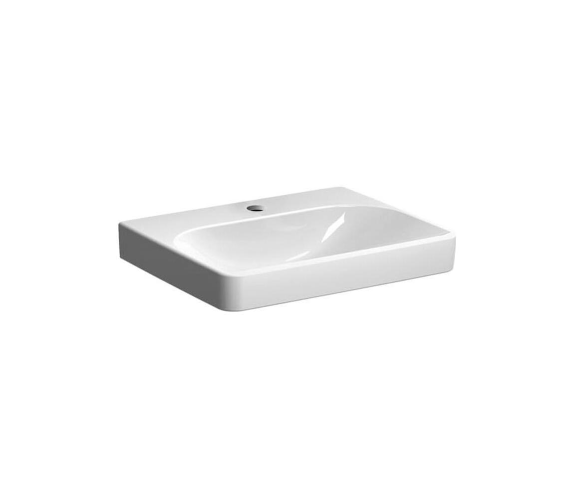 Geberit 501.732.00.1 - Závesné umývadlo Smyle Square 60x48 cm keramika/biela 501.732.00.1