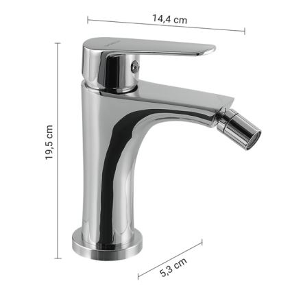 Gedy - Bidetová batéria COMO 19,5 cm lesklý chróm