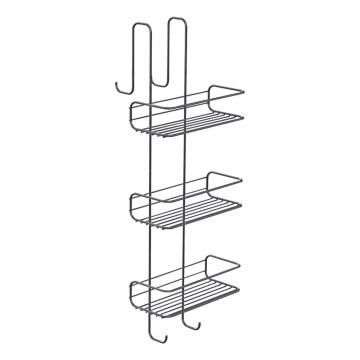 Gedy - Nástenná polica do sprchy CHROM LINE 68x24 cm lesklý chróm