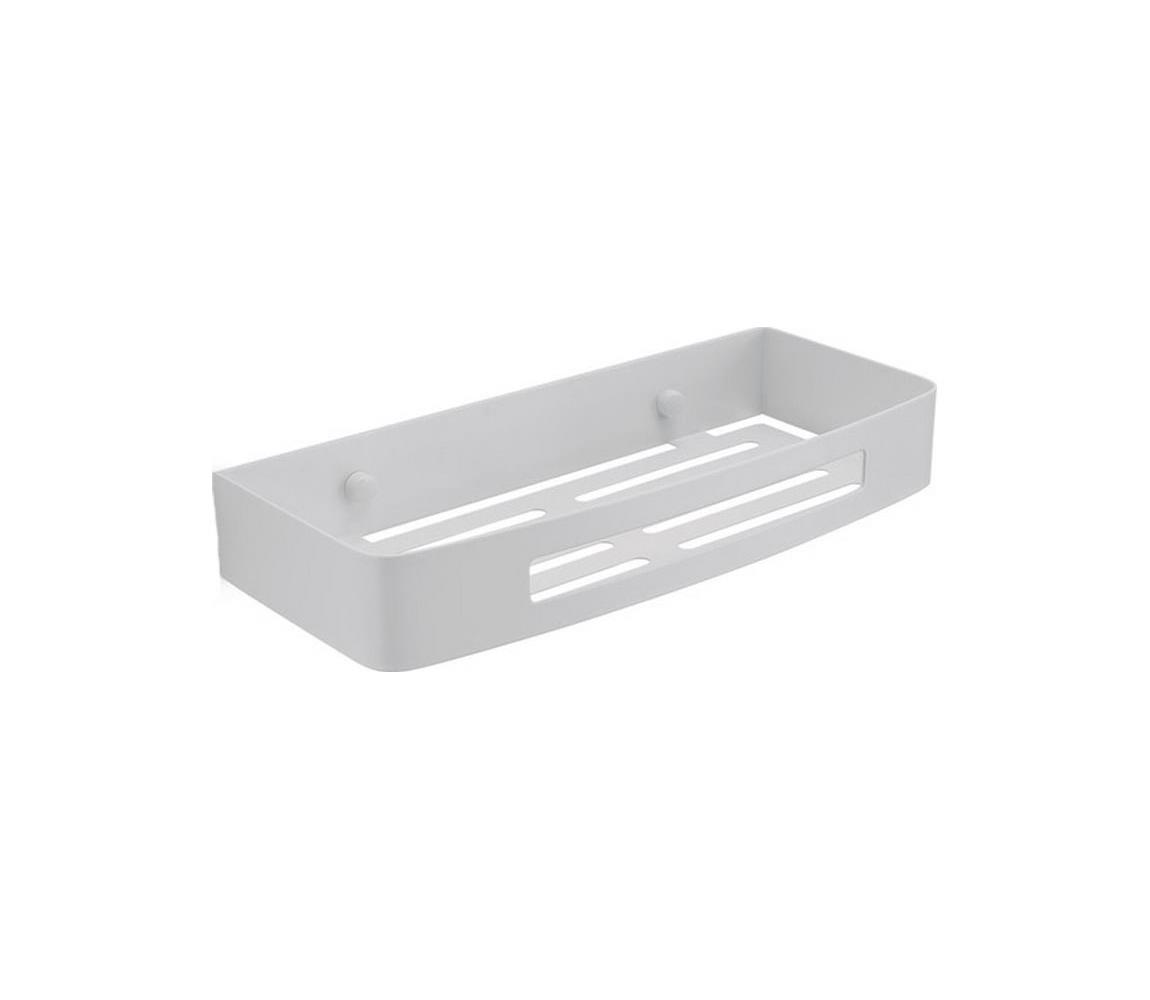 Gedy - Nástenná polica do sprchy SMART 30x12,8 cm biela 241702