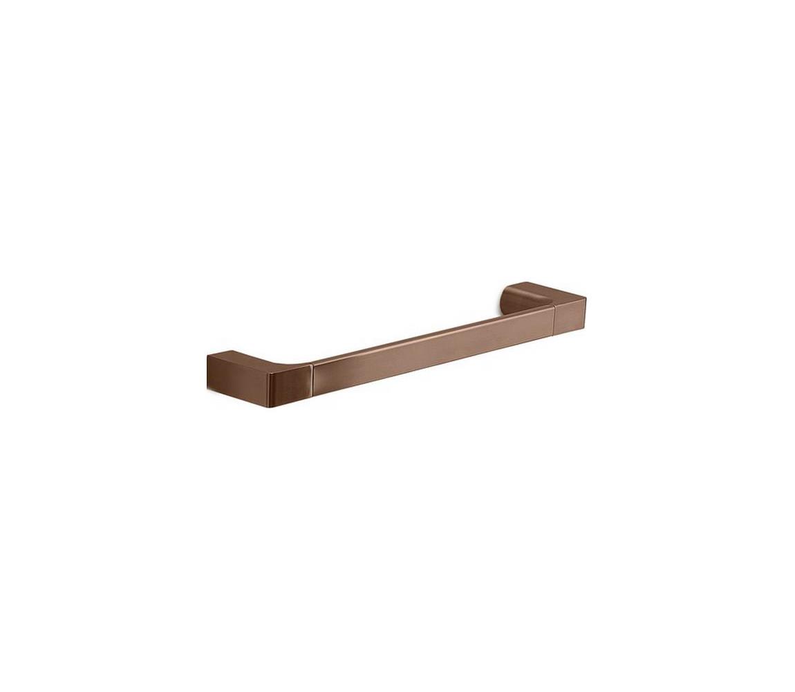 Gedy - Nástenný vešiak na uteráky PIRENEI, 35 cm, bronzový PI213582