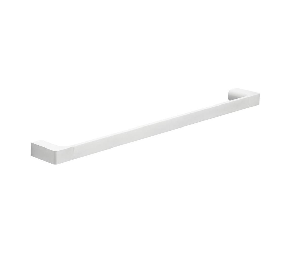 Gedy - Nástenný vešiak na uteráky PIRENEI 6,6x60 cm matná biela PI216002