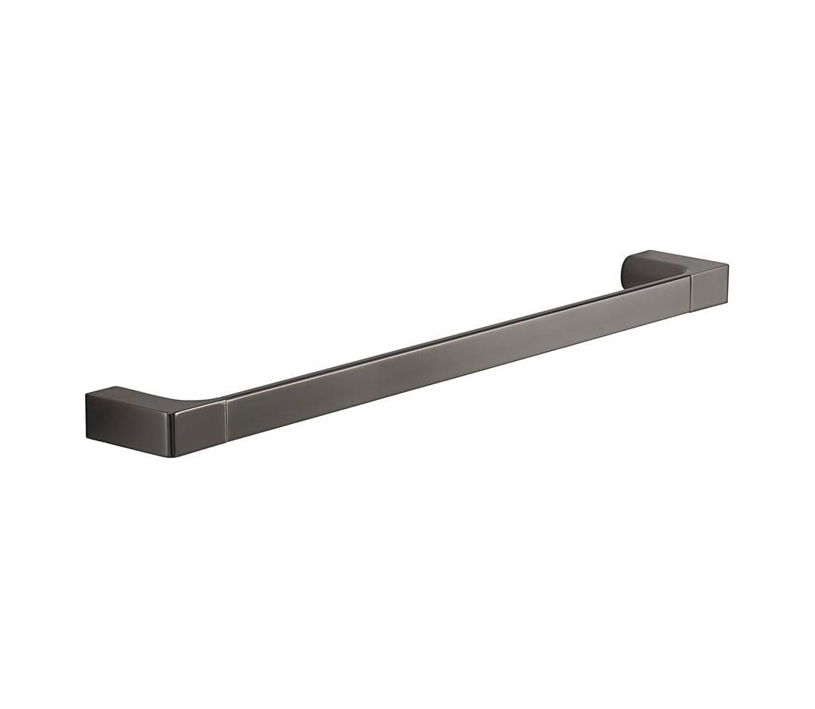 Gedy - Nástenný vešiak na uteráky PIRENEI 6,6x60 cm metalicky sivý PI216081