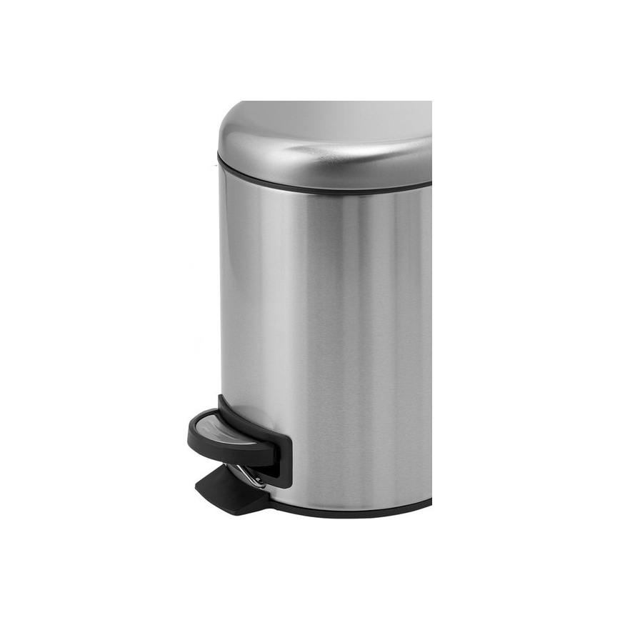Gedy - Odpadkový kôš POTTY 3 l, nerezový, s tichým dovieraním