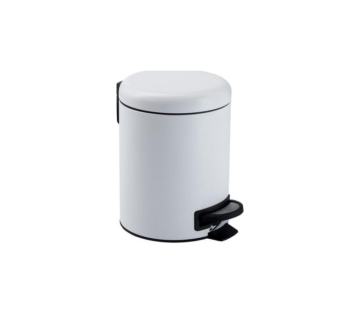 Gedy - Odpadkový kôš POTTY 3 l s tichým dovieraním, biela 320902