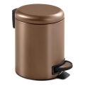 Gedy - Odpadkový kôš POTTY 3 l, tiché zatváranie, bronzový