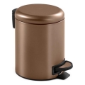 Gedy - Odpadkový kôš POTTY 5 l s tlmeným dovieraním bronzový