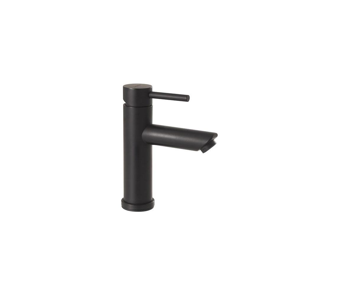 Gedy - Umývadlová batéria GARDA 18 cm matná čierna MXGA0114