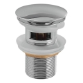 Gedy - Umývadlová výpusť CLICK-CLACK pr. 6,6 cm lesklý chróm
