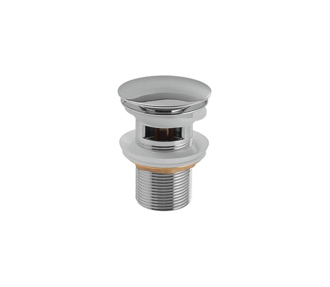 Gedy - Umývadlová výpusť CLICK-CLACK pr. 6,6 cm lesklý chróm MXCC0000