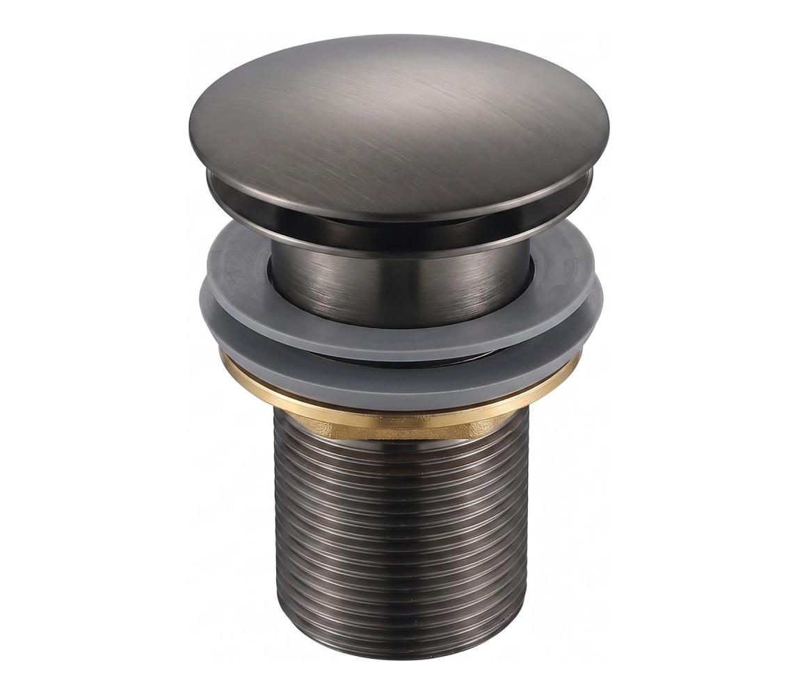 Gedy - Umývadlová výpusť CLICK-CLACK priemer 6,6 cm zlatá MXCC0500